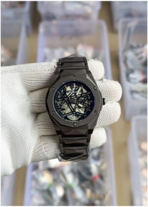 HUBLOT BIGBANG TOURBILLION BLACK SILVER - J994