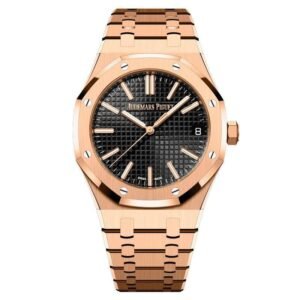 AUDEMARS PIGUET ROYAL OAK ROSEGOLD (BLACK DIAL)