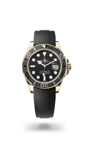 ROLEX YACHT MASTER OYSTER FLEX (GOLD BLACK) VIRAT KHOLI