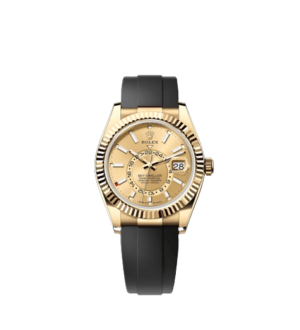 ROLEX SKY DWELLER OYSTERFLEX (GOLD)